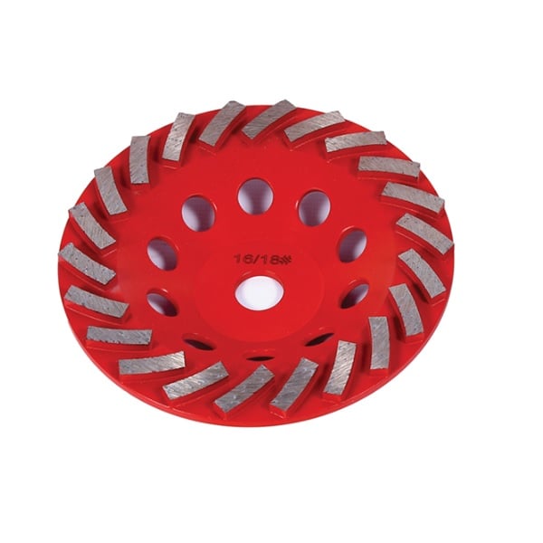125mm Turbo Segments - Silver Brazed Diamond Grinding Cups
