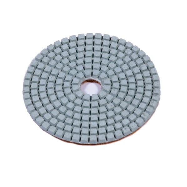 Contractors Range - Stone - 100 mm X 3 mm White Resin Polishing Pads - Wet Polishing Only