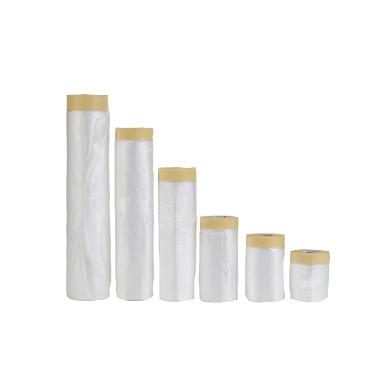 Bulldog - Masking Film Roll, Pre-taped (550mm x 33m)