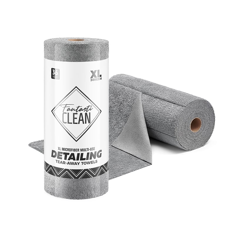 FantastiCLEAN - Detailing Microfiber Cloths, Grey, 36pcs/roll