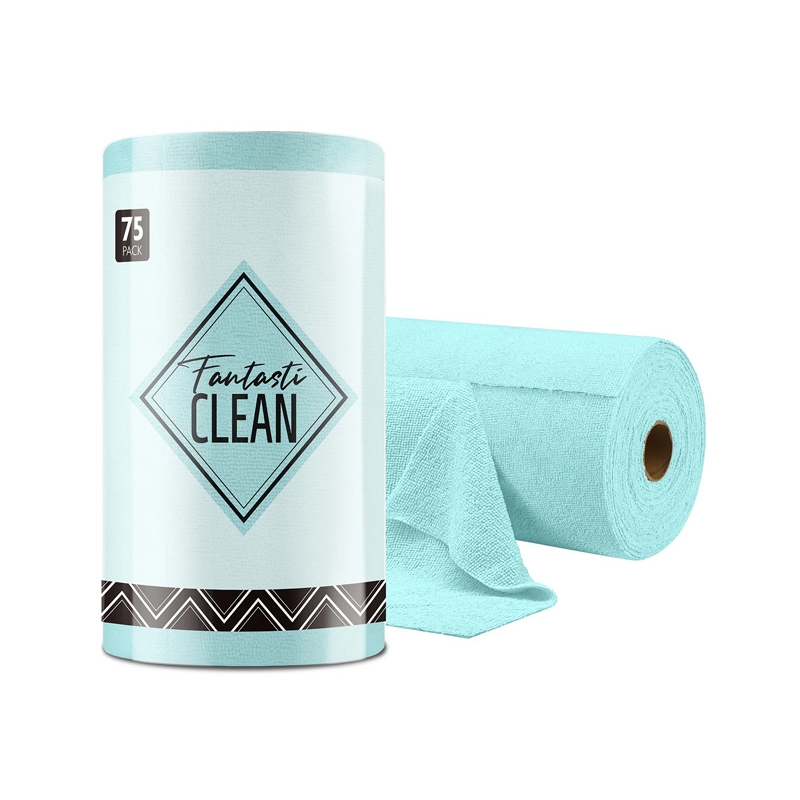 FantastiCLEAN - Microfiber Towels, Tear-away, 75 pcs/roll