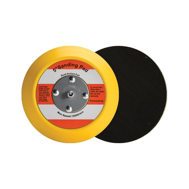 SunnyPads - Back-up Pad, Dual Action, Soft Density, Grip, Plain, 5/16" Thread