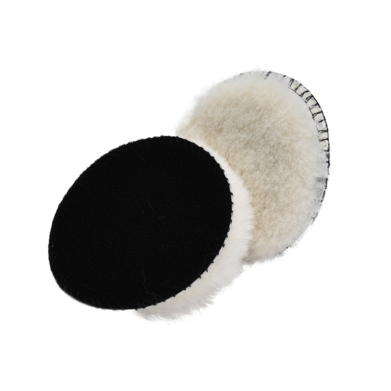 SunnyPads - Buffing Pad, Knitted Wool, Grip, 77mm knitted wool